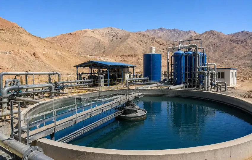 بازیابی آب معدن مس جیرفت