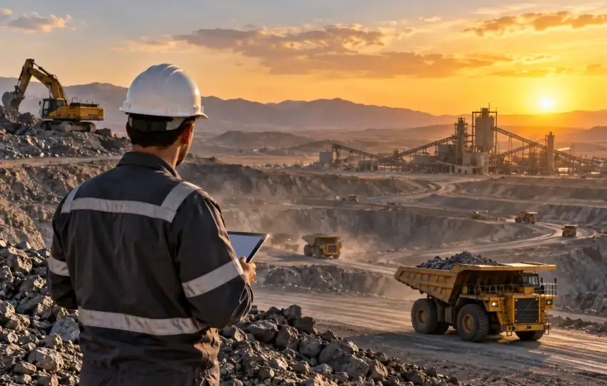 مثلث طلایی توسعه صنایع معدنی
